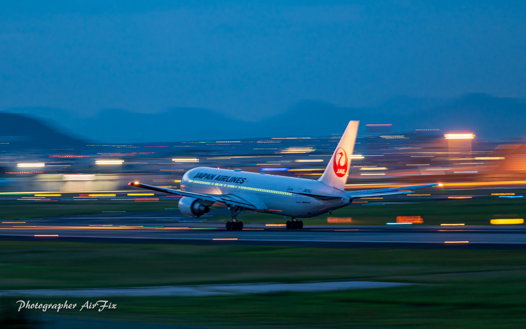 JAL B6 JA615J流し