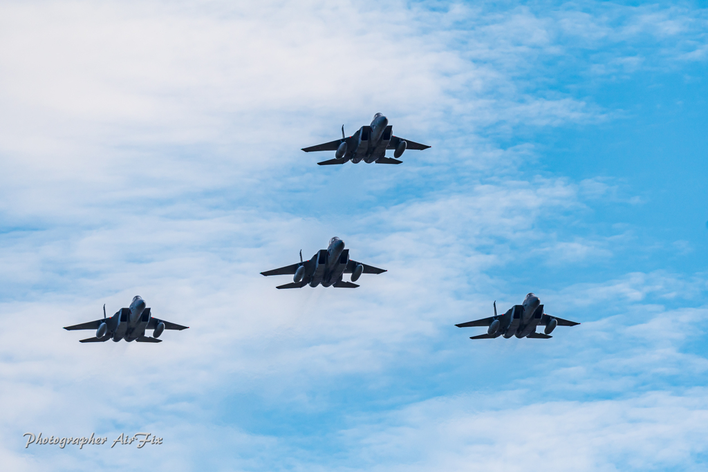 Komatu air base 306SQ＆303SQ formation ②