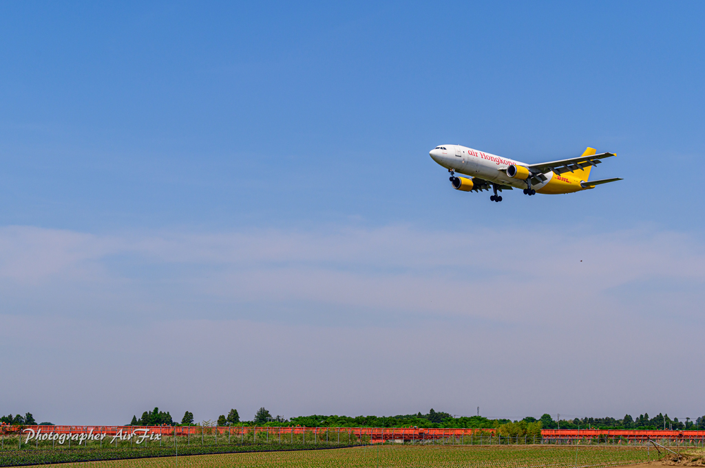 NRT Bラン降り air Hongkong DHL
