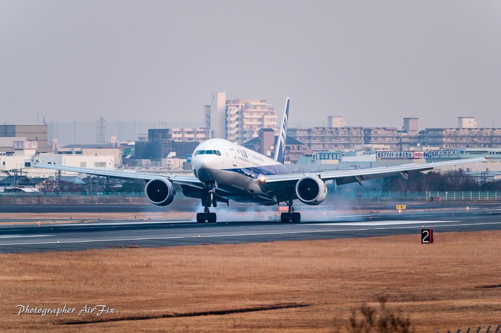 ANA JA742A arrival