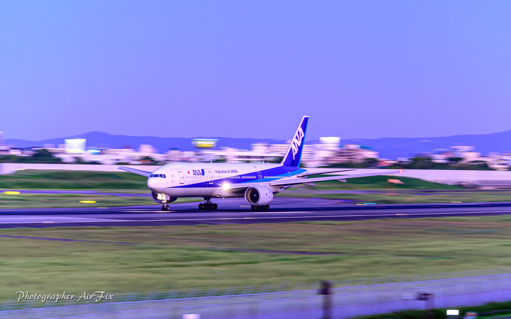 cleared for takeoff ANA B777