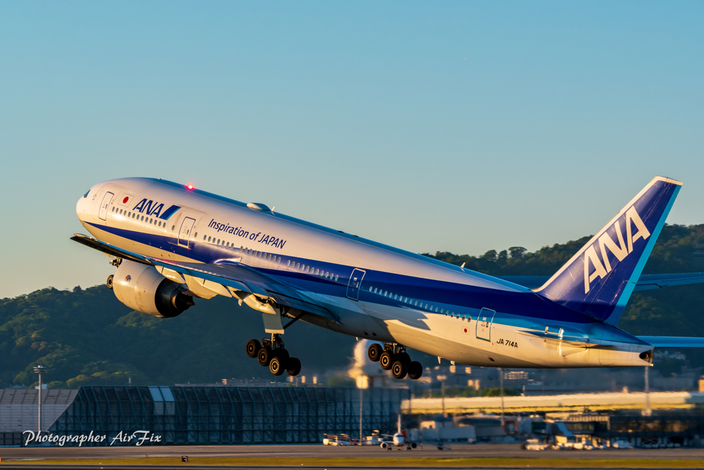 ANA JA714A To the sky