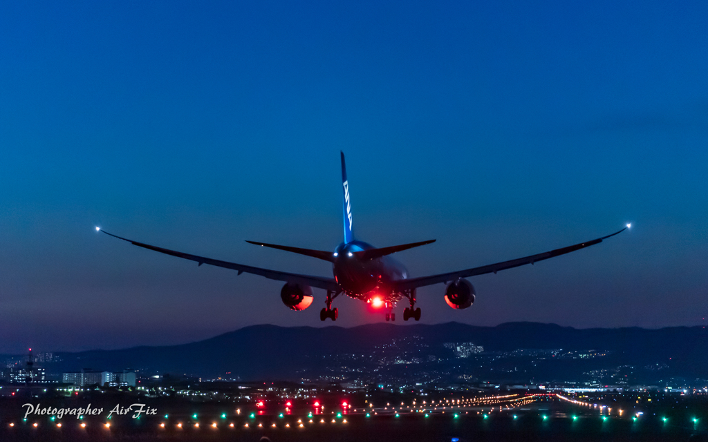 Senrigawa in ANA B787