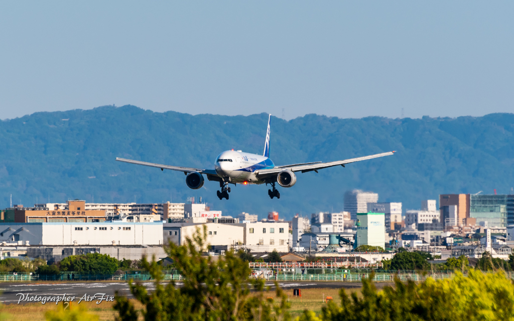 ANA Landing approach