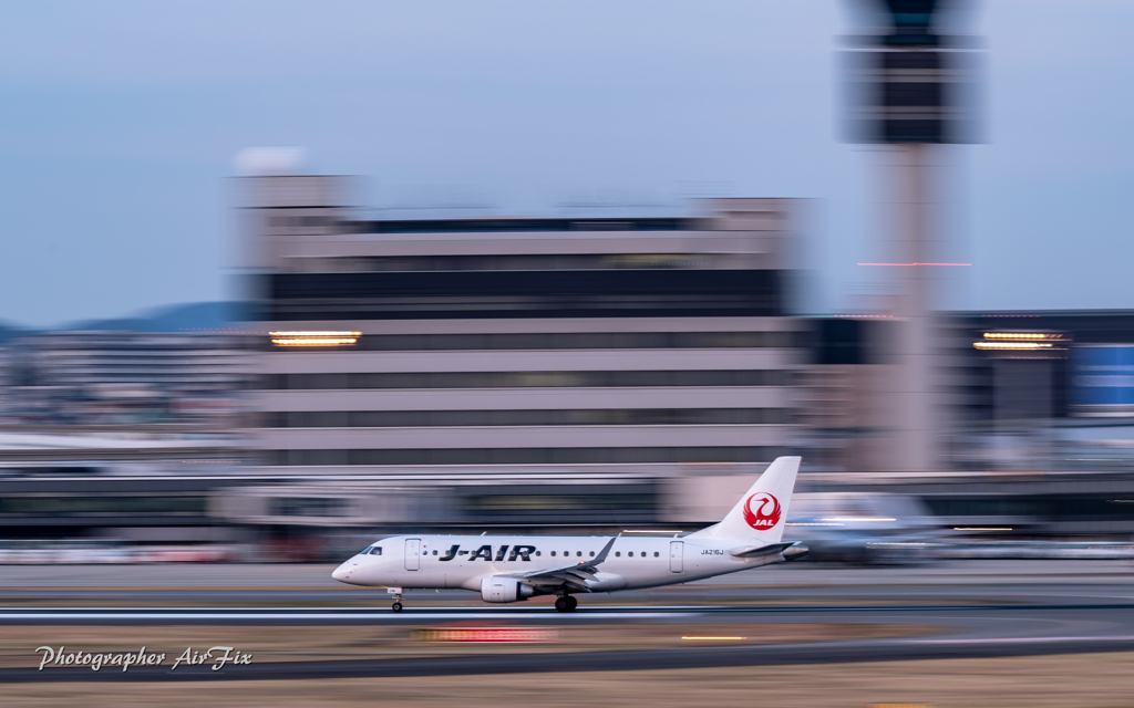J-AIR JA216J Takeoff!!