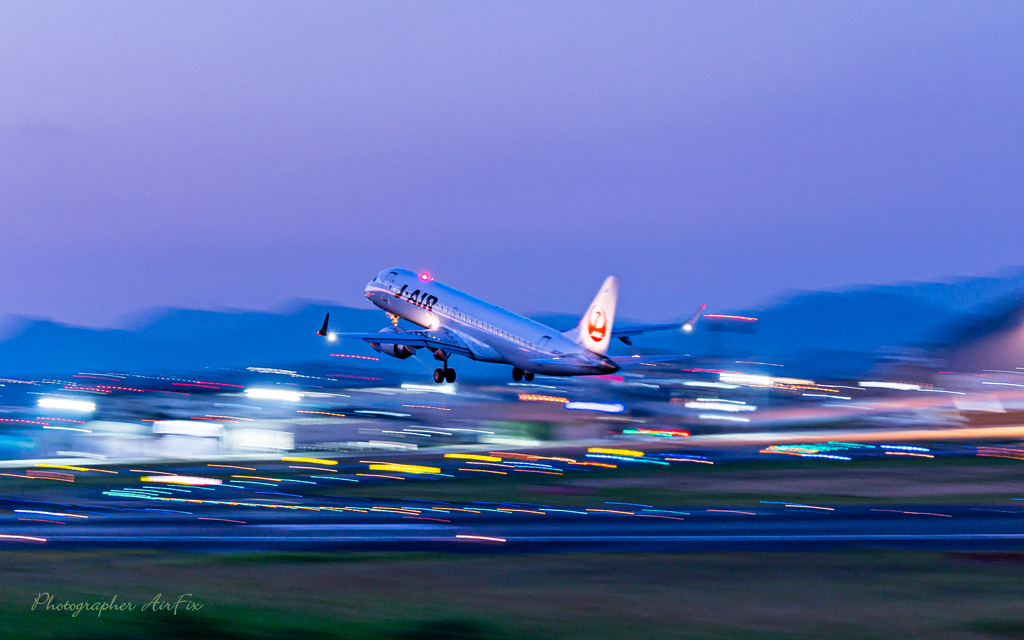 J-AIR JA248J Take-off-Ⅱ