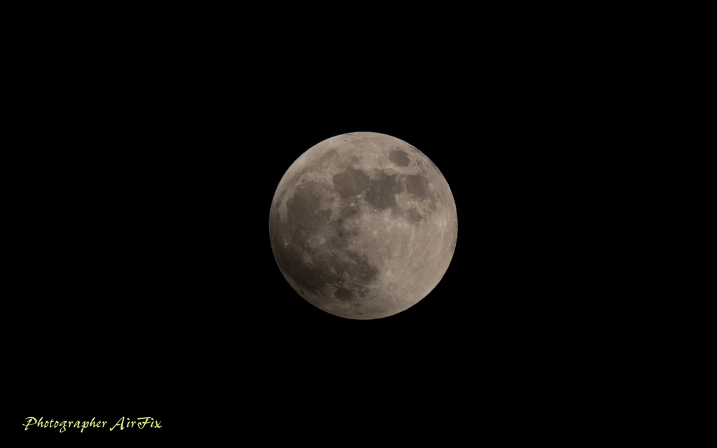 皆既月食ショー