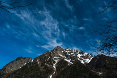 上高地　明神岳