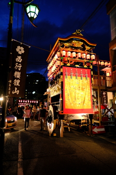 夜の曳山 大津祭