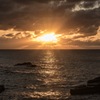 東尋坊の夕日