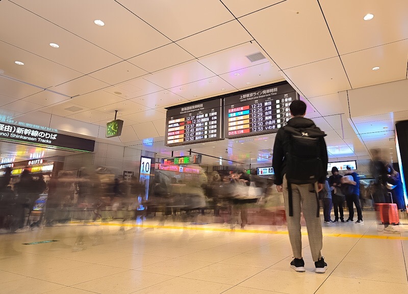 東京駅　時を止めて…