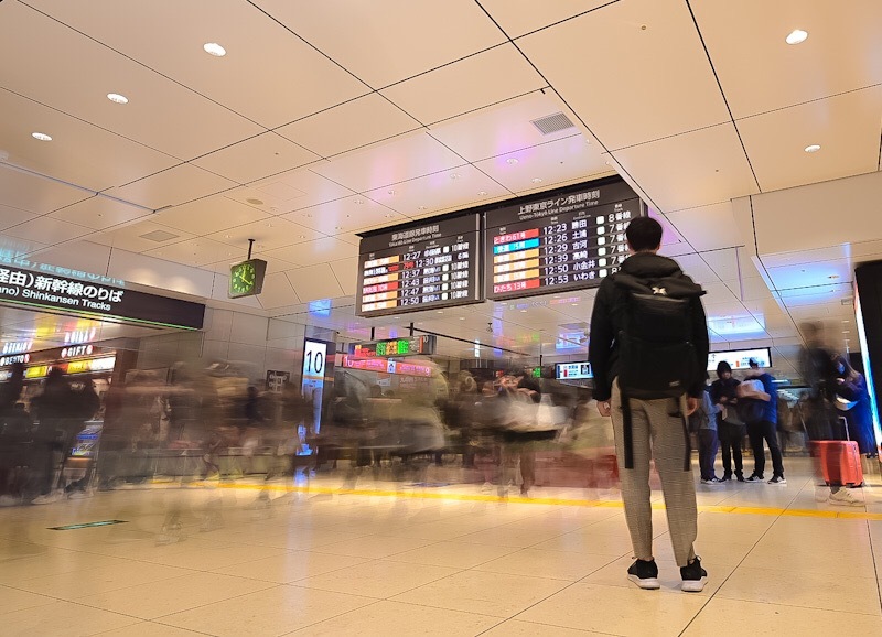 東京駅　時を止めて…