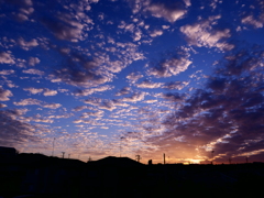 秋の夕暮れ