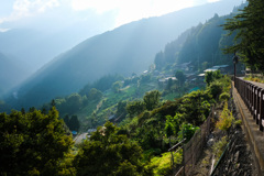 残照の山里