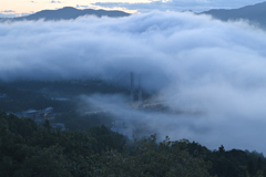 雲海の朝