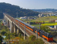 今日の鳴日号回送列車