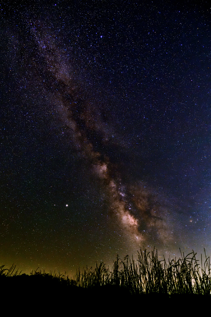 初夏の夜空