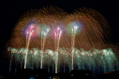夜空の大瀑布