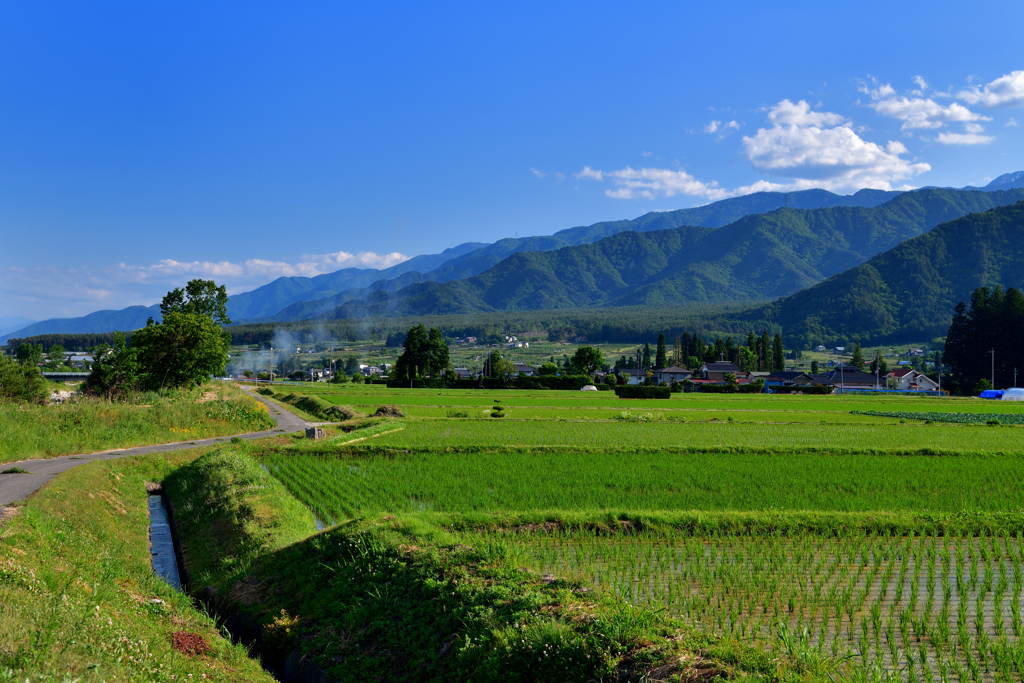 安曇野風景～田園
