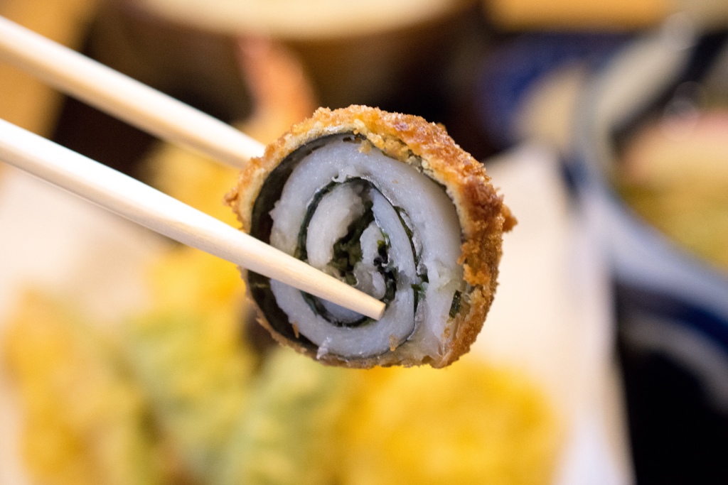 太刀魚の海苔巻きフライ