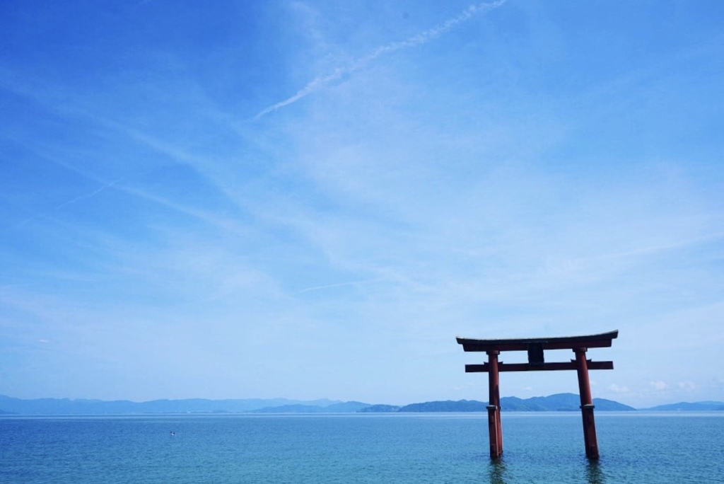 琵琶湖鳥居②