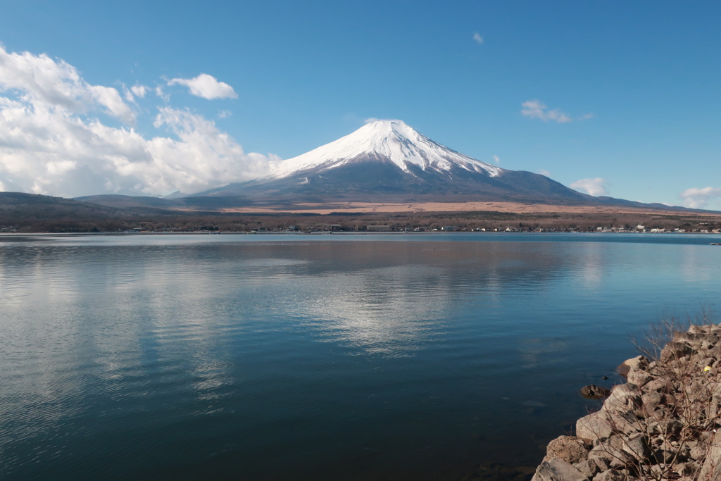 山中湖より