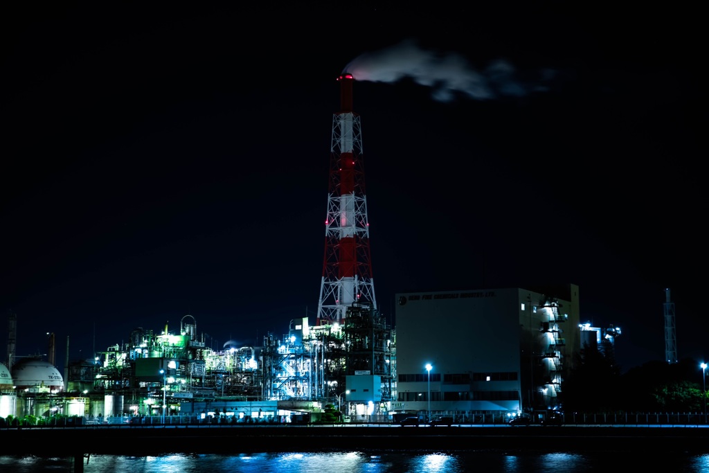 手持ち工場夜景 in 四日市