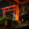 夜の三光稲荷神社
