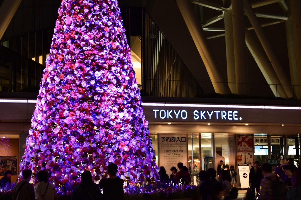 スカイツリークリスマスツリー