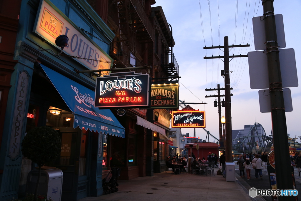 ユニバーサルスタジオ夜景
