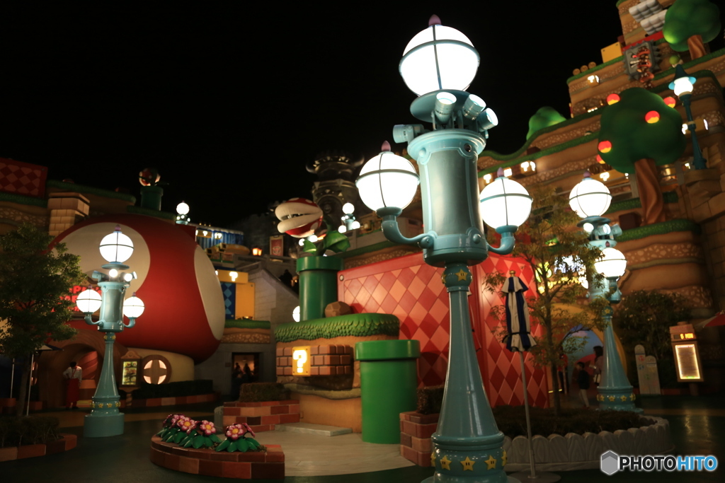 ユニバーサルスタジオ夜景