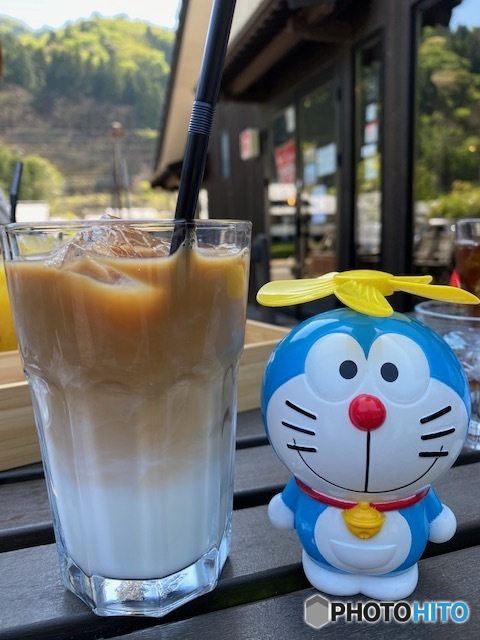 カフェラテとドラえもん