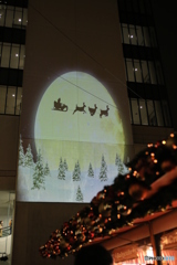 壁のSanta Claus