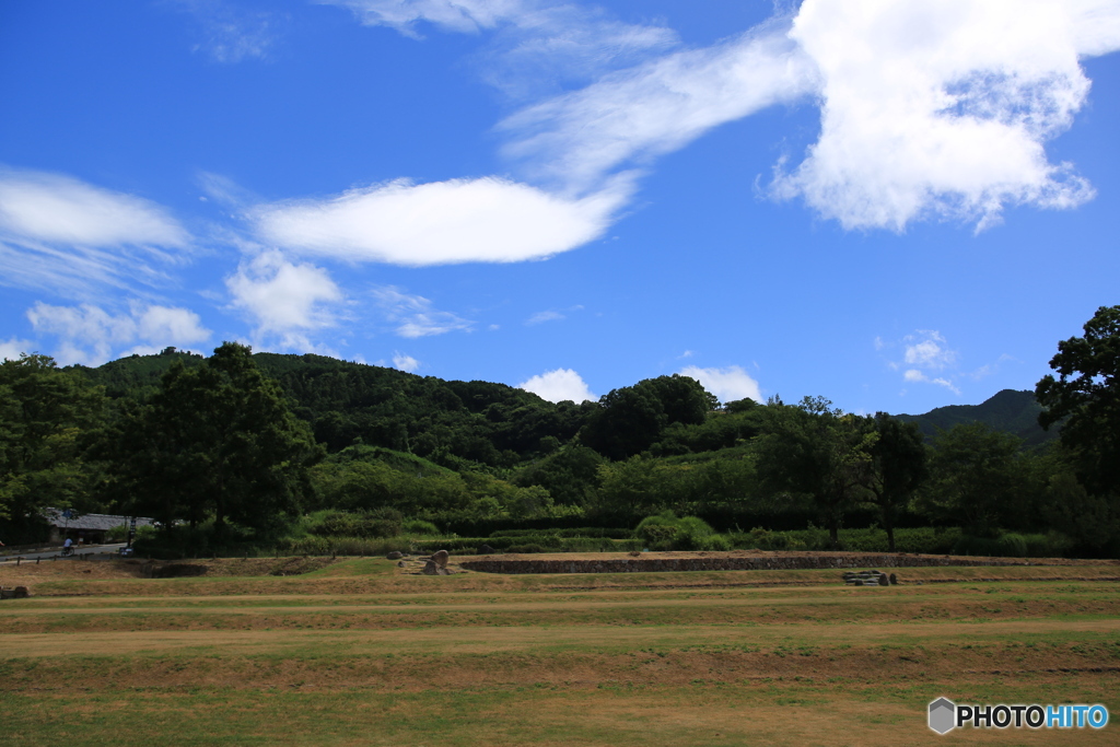 早朝の明日香村