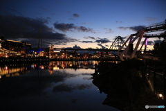 ユニバーサルスタジオジャパン夕暮れ