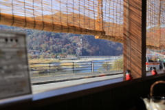 京都　嵐山で食事