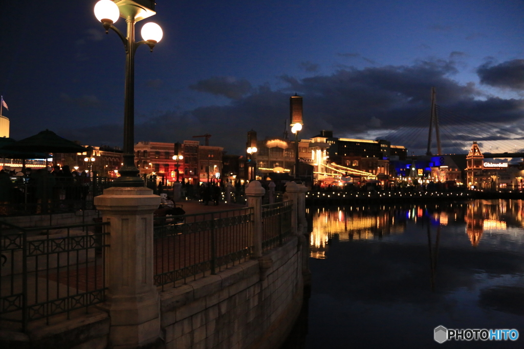 ユニバーサルスタジオジャパン夜景
