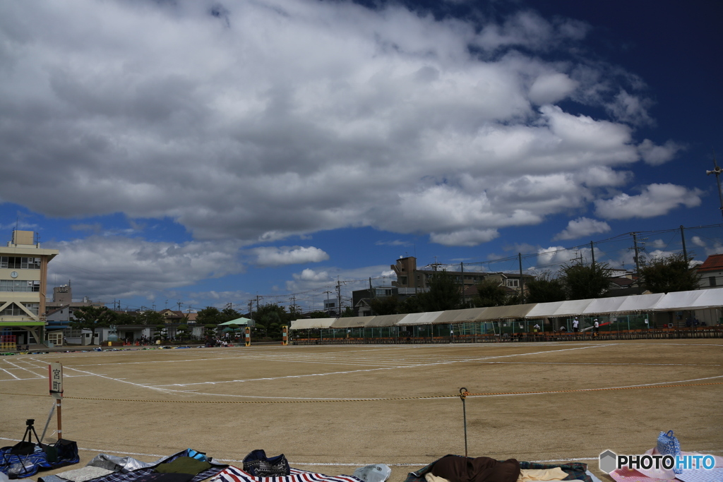 秋の空と運動会