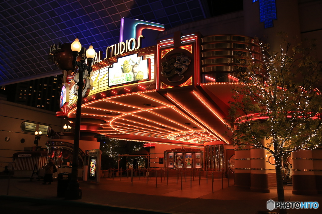 ユニバーサルスタジオ夜景