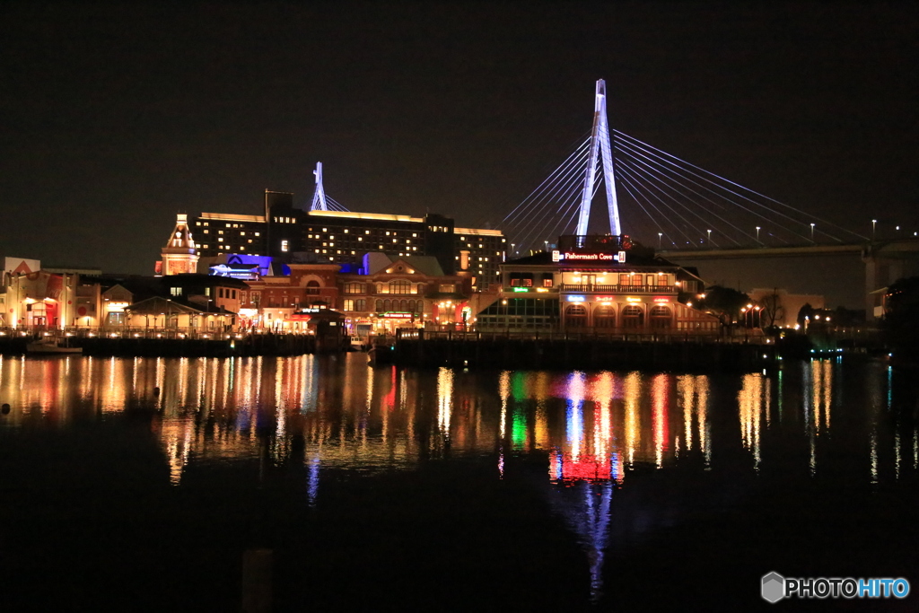ユニバーサルスタジオ夜景