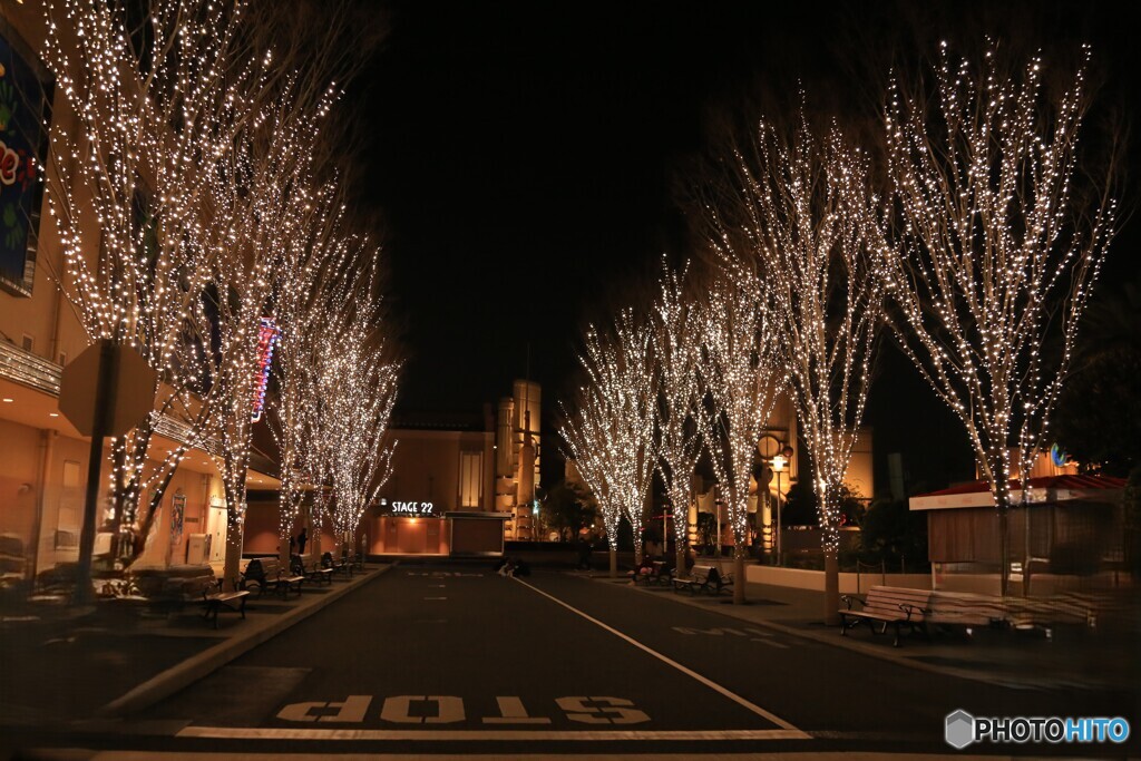 ユニバーサルスタジオ夜景