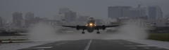 雨の伊丹空港5