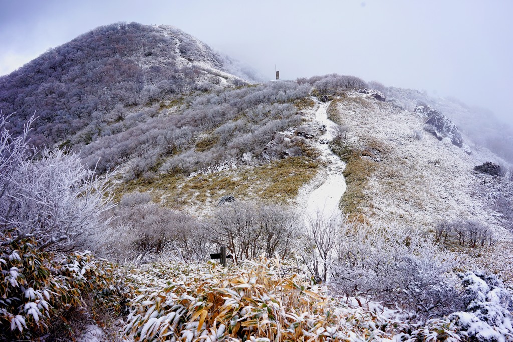 那岐山　雪景色１