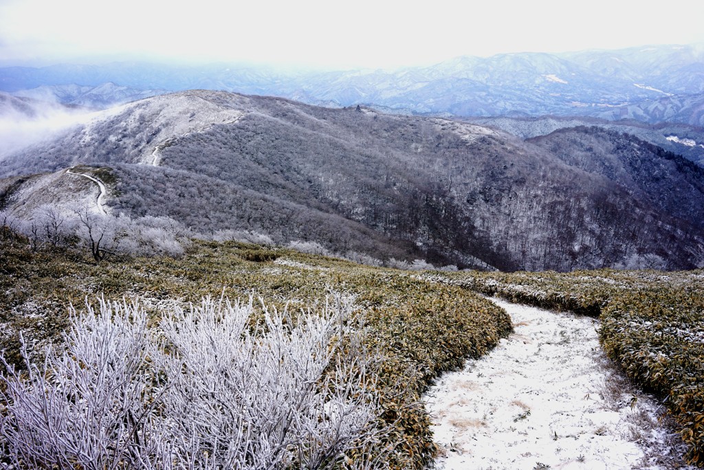 那岐山　雪景色４
