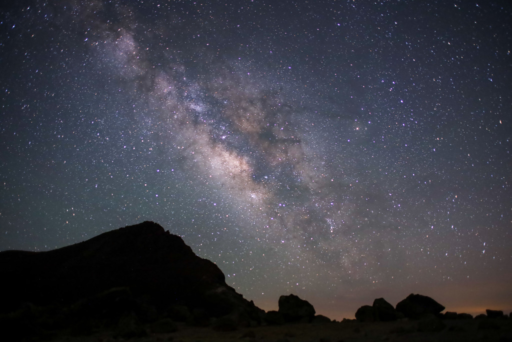 久住分かれの星空