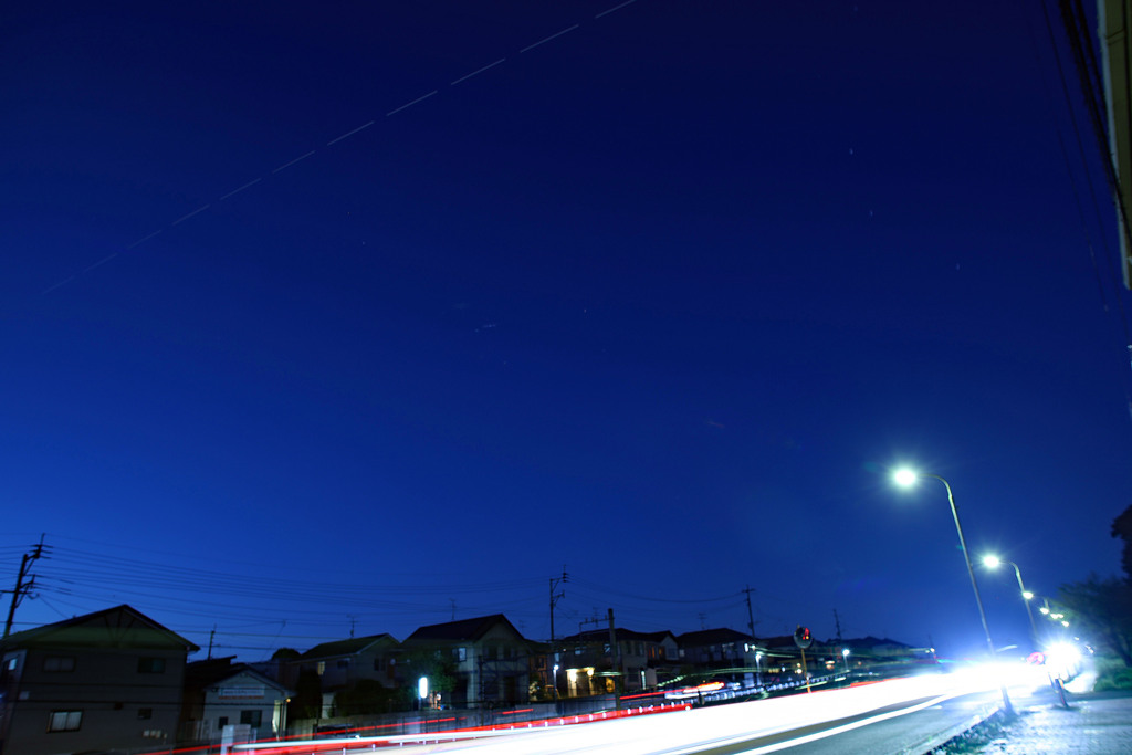 宇宙ステーション通過