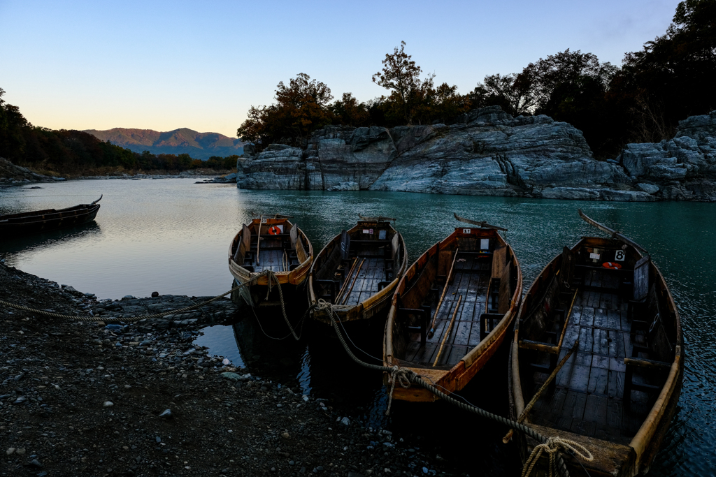 長瀞の朝