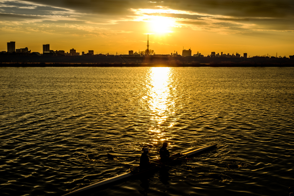 江戸川とボート