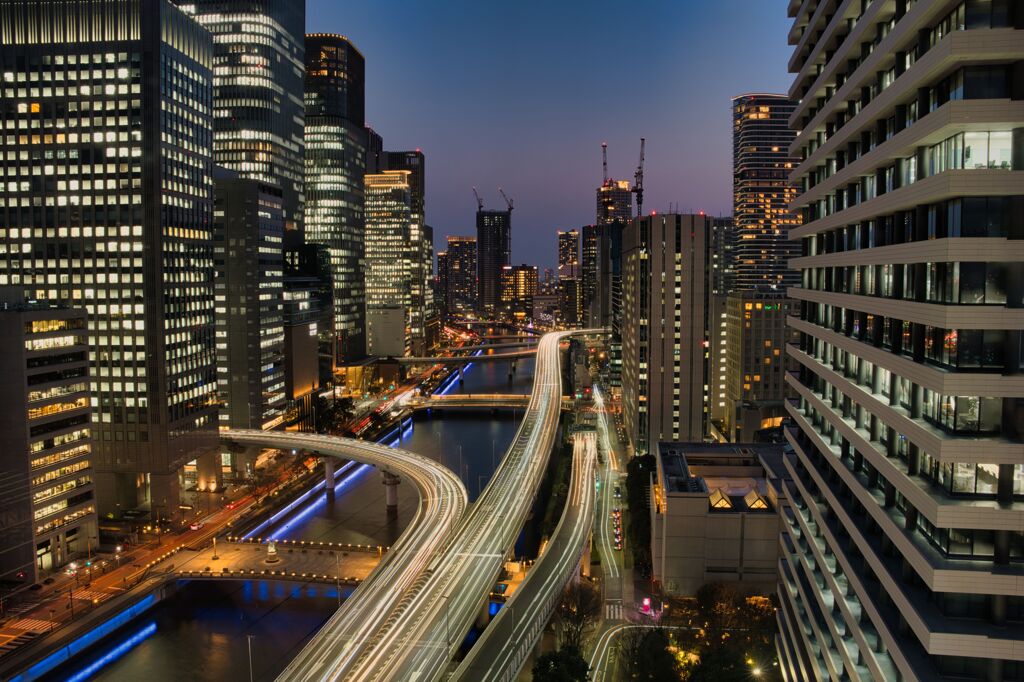大阪夕景