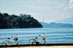 休日は自転車で